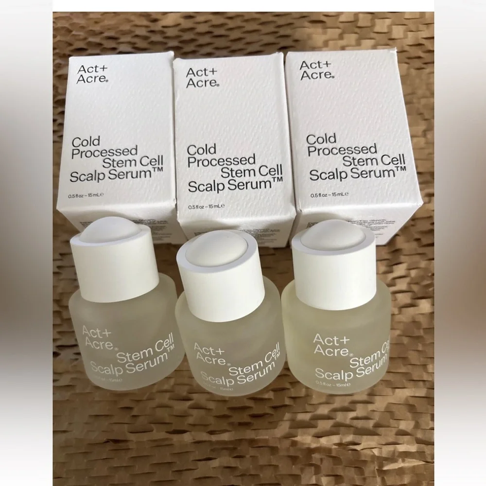 Act+Acre Cold Processed Stem Sell
Scalp Serum Lot Of 3 /0.5oz each - Picture 2 of 3